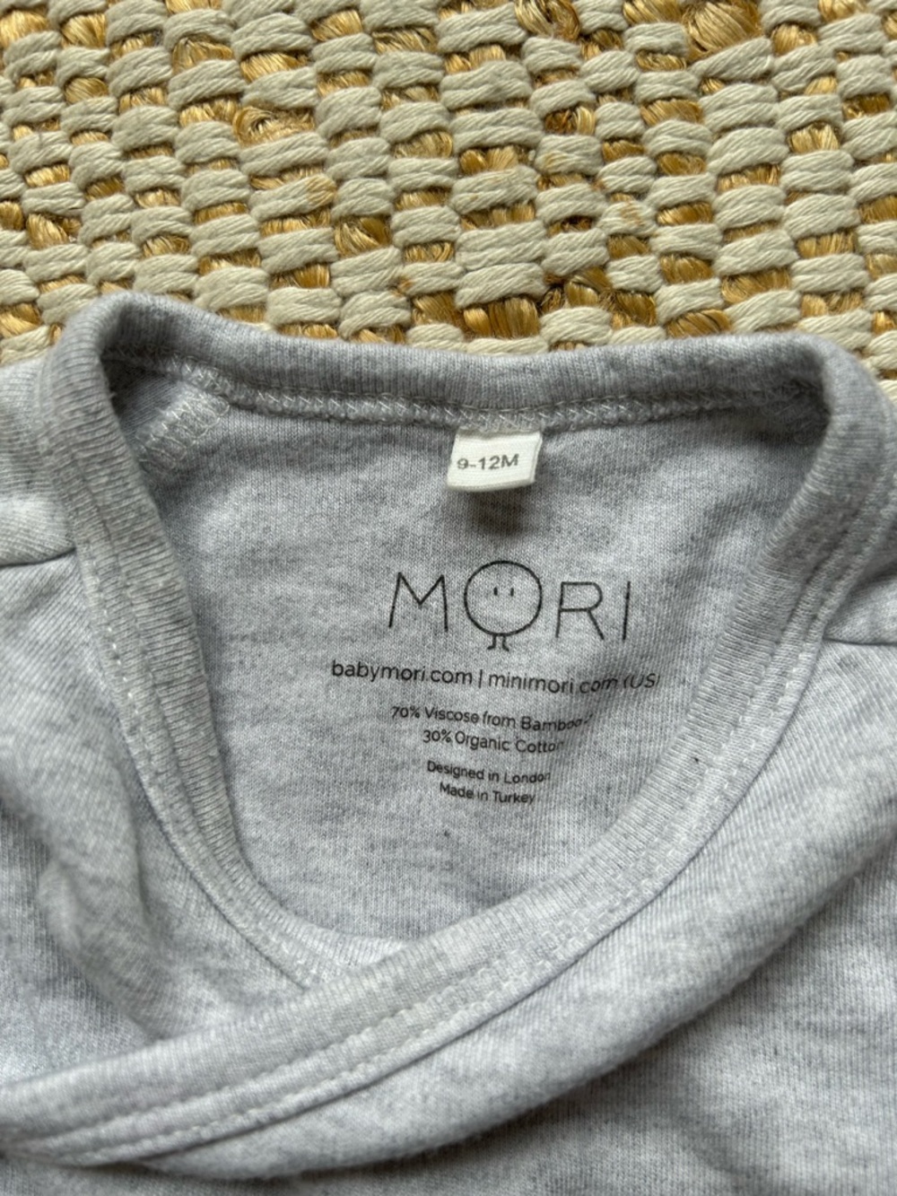 Mori short sleeved kimono bodysuit - Picture 2 of 3